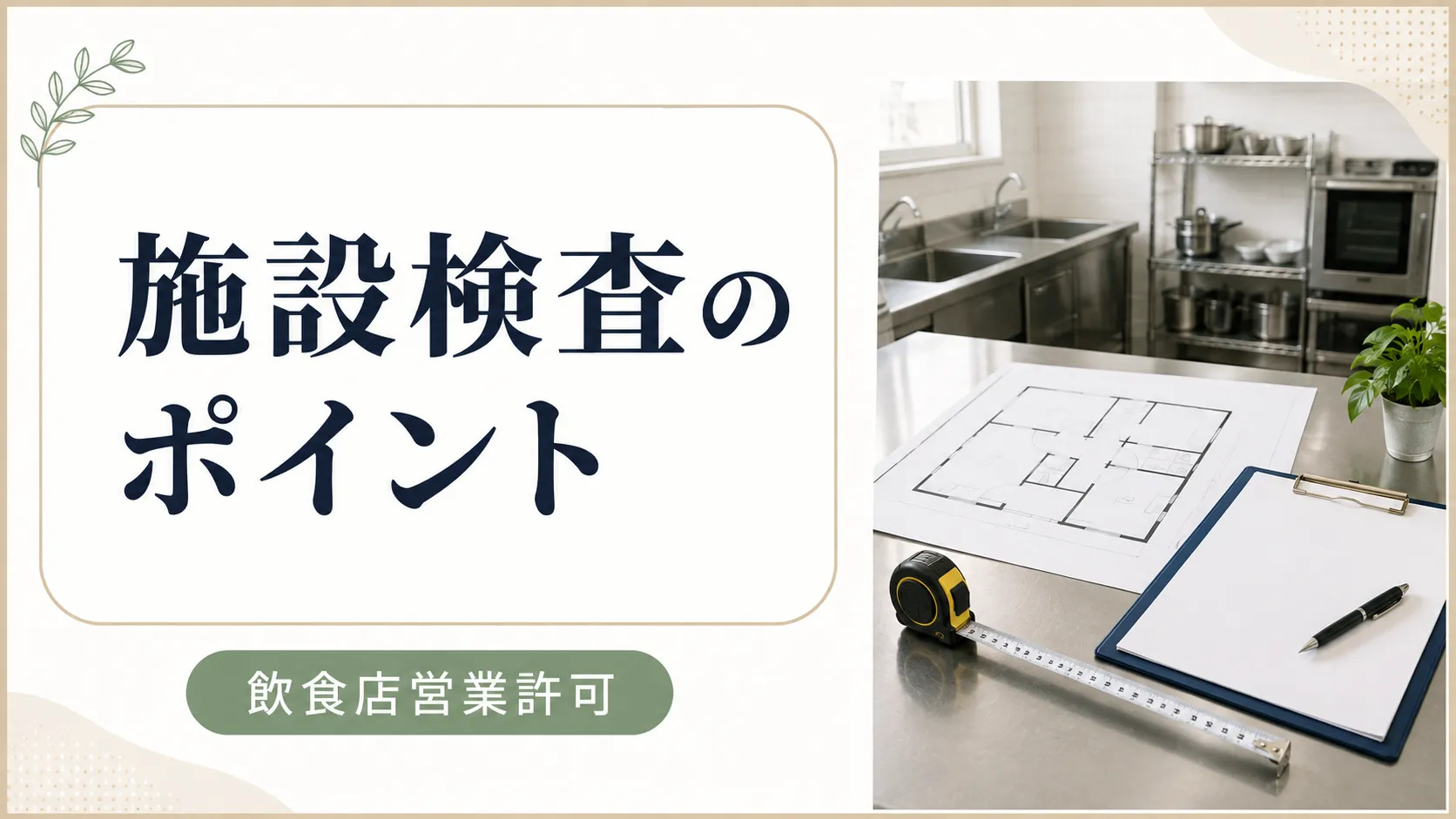 飲食店営業許可の施設検査を厚木市でクリアするための準備と申請図面の重要ポイント解説